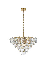 Elegant 1050D24SG - Pendant D24"H14"L11 Satin Gold