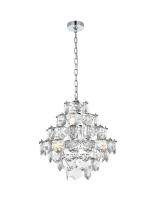 Elegant 1050G20C - Pendant D20"H20"L11 Chrome