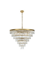 Elegant 1060D32SG - Pendant D32"H24"L25 Satin Gold
