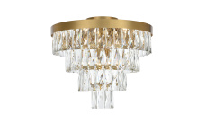 Elegant 1060F18SG - Flush Mount D18"H15.5"L6 Satin Gold