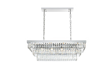 Elegant 1060G36C - Pendant L36"W16"11.5"L12 Chrome