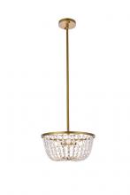 Elegant 1114D13BR - Gianna 13 Inch Pendant in Brass