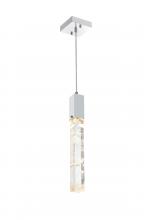 Elegant 2088D5C - Pendant L5"W5"H24"L1 Chrome