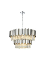Elegant 3400G32C - Pendant D32"H19"L12 Chrome