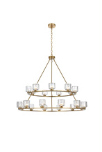 Elegant 5100L248SG - Pendant Light D36"+48" G9 Lt21 40W Satin Gold