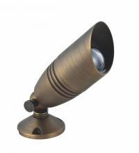 Elegant C029L - SPOT LIGHT D3in H8.5in ANTIQUE BRASS INCLUDES STAKE MR16 HALOGEN 20W(LIGHT SOURCE NOT INCLUDED)