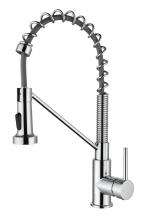 Elegant FAK-310PCH - Yara Single Handle Pull Down Sprayer Kitchen Faucet in Chrome