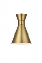 Elegant LD2353SG - Halycon Wall Sconce W5.9"E10.5"H8.3" Satin Gold