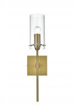Elegant LD2361SG - Elsreth Wall Sconce W4.7"E4.3"H20" Satin Gold