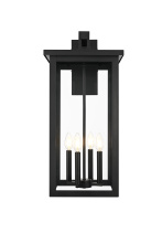 Elegant OD324W26BK - Wall sconce W12" E13" H25.5" L4 Black (1Box)