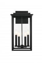 Elegant OD501W21BK - Kaysen 11 inch Outdoor Wall Sconce in Black