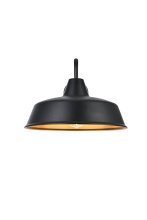 Elegant OD610W18BK - Tinsley 20 inch Outdoor Wall sconce in Black