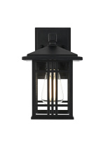 Elegant OD613W10BK - Harley 10 inch Outdoor Wall sconce in Black