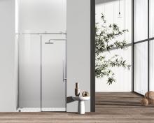 Elegant SD101-4876PCH - Frameless shower door 48 x 76 Polished Chrome