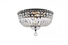 Elegant V2528F16BK/RC - Tranquil 16 Inch Black Flush Mount