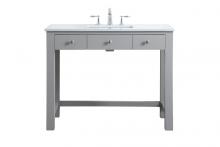 Elegant VF14842GR - 42 Inch ADA Compliant Bathroom Vanity In Grey