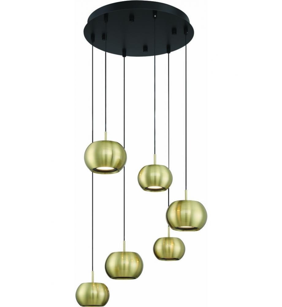 Halo - 6 Light LED Pan Pendant