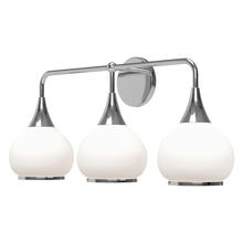 Alora Lighting VL524326CHOP - Hazel 26-in Chrome/Opal Matte Glass 3 Lights Vanity