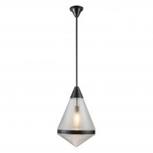 Alora Lighting PD348022UBPG - Willard 22-in Urban Bronze/Prismatic Glass 1 Light Pendant