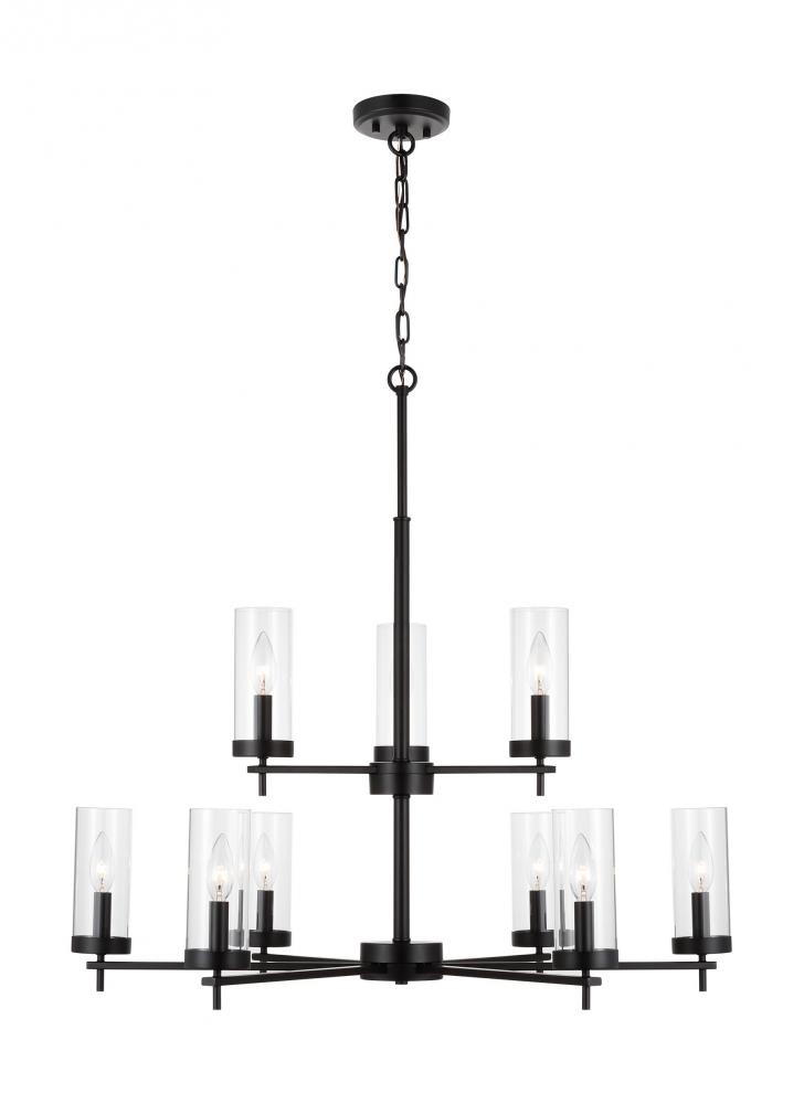 Zire Nine Light Chandelier