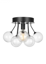 Visual Comfort & Co. Studio Collection 7714301-112 - Bronzeville One Light Semi-Flush Mount