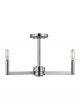 Visual Comfort & Co. Studio Collection 7764203-962 - Fullton Three Light Semi-Flush Mount