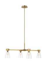 Visual Comfort & Co. Studio Collection AEC1014BBS - Moritz Four Light Linear Chandelier