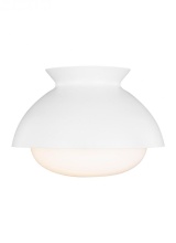 Visual Comfort & Co. Studio Collection AEF1001MWT - Lucerne One Light Flush Mount