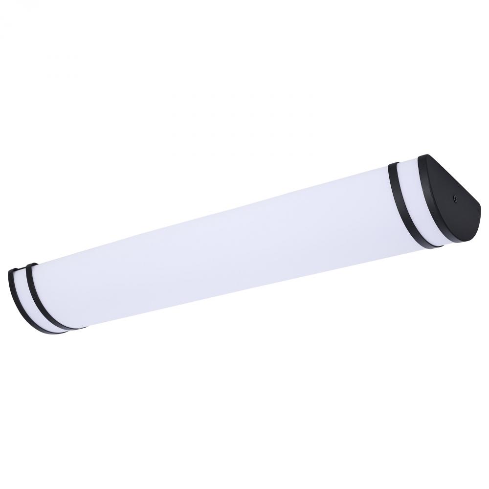 Glamour; LED 25 Inch Vanity; Black Finish; 27K/3K/35K/4K/5K CCT Selectable