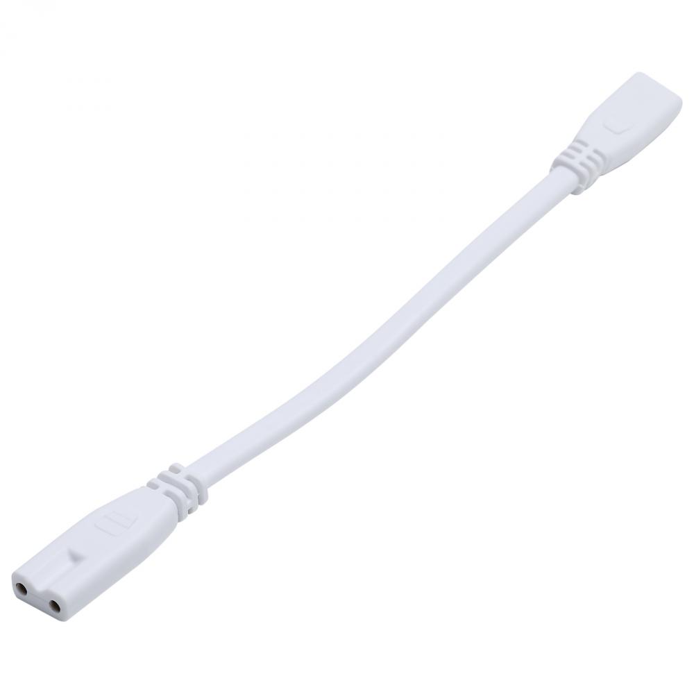 Connecting Cable; 6-Inch; White Finish