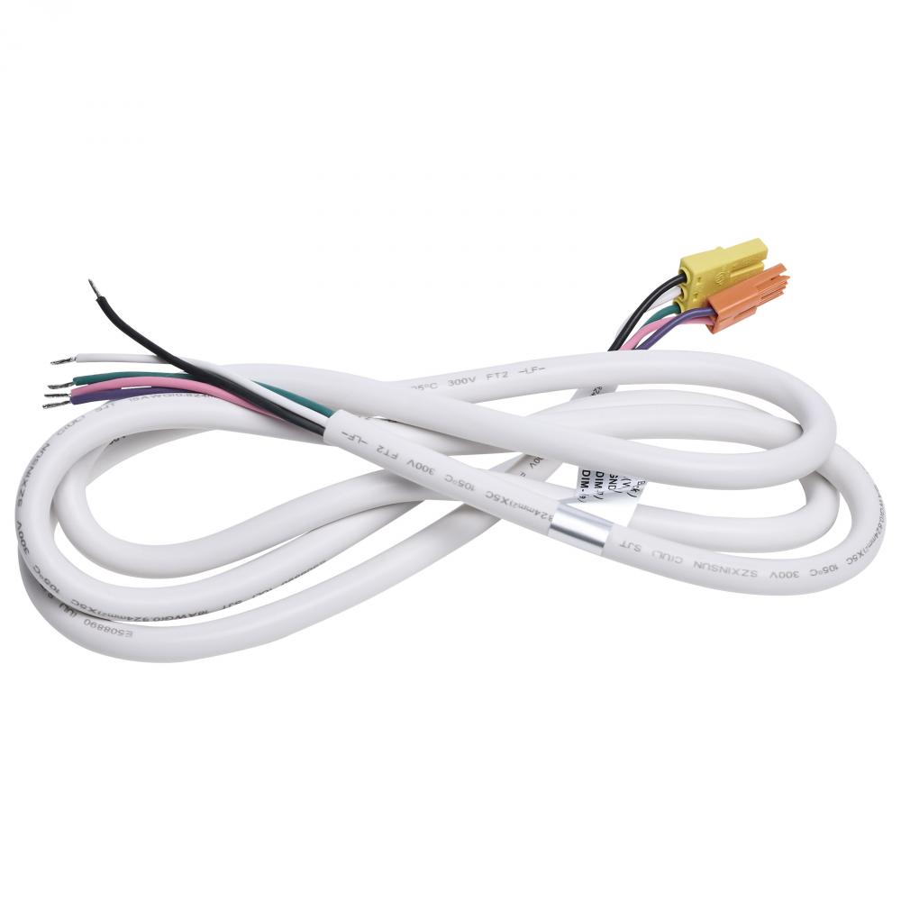 Momentum; Power Cord for LED Linear System; 6 Foot; White Finish