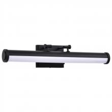 Nuvo 62/2370 - Cora; 24 Inch LED Vanity; 3 CCT Selectable; Black Finish; Acrylic Lens