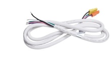 Nuvo 65/1190 - Momentum; Power Cord for LED Linear System; 6 Foot; White Finish