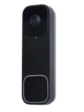 Nuvo 65/934 - Starfish; Smart Doorbell Security Camera Wired; Black Doorbell With Black Chime