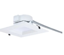 Nuvo S21612 - 14.6W Field Selectable LED 4-Inch Commercial Downlight; Dual Dimming; Integrated Emergency Driver;