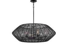 Hinkley 10386BK-CMLBINTEST - Large Single Tier Chandelier.