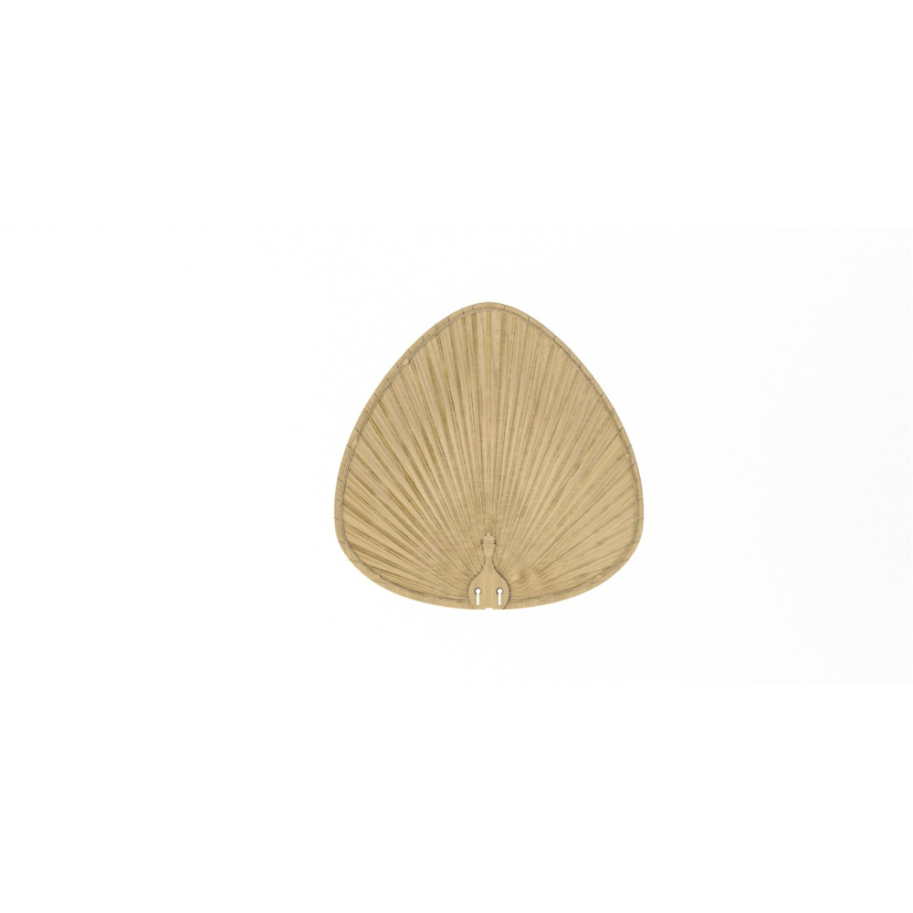 Islander DC 22 inch Indoor/Outdoor Ceiling Fan Wide Oval Palm Blade Set of 5 - Natural