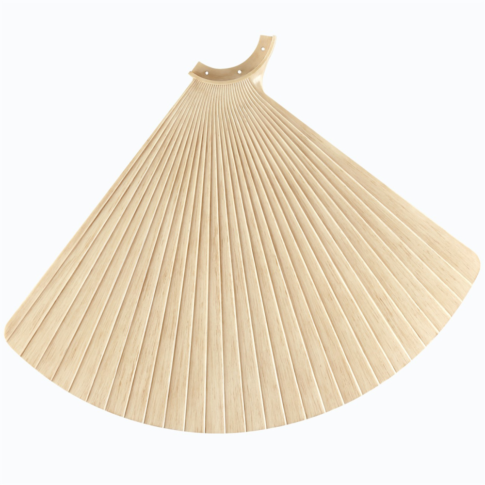 TriAire 52 inch Indoor/Outdoor Pleated Ceiling Fan Blade Set of 3 - Natural