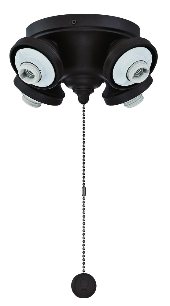Ceiling Fan 4 Light Fitter - Oil-Rubbed Bronze