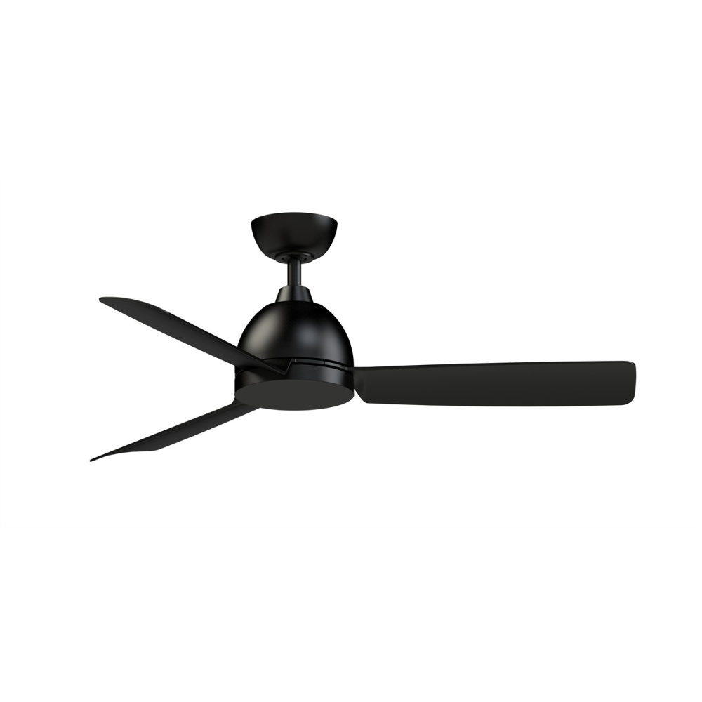 Starboard 52 inch Indoor/Outdoor Marine Grade Ceiling Fan - Black with Black blades