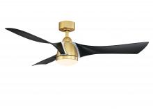 Fanimation FPD6858BSBL - Klear 56 inch Indoor/Outdoor Ceiling Fan with LED CCT Select Light Kit