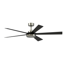 Fanimation FPD8564BN - TorchAire 64 inch Indoor/Outdoor Ceiling Fan with LED CCT Select Light Kit