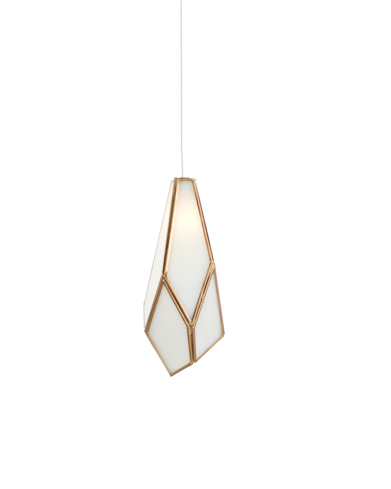 Glace White 1-Light Round Multi-Drop Pendant