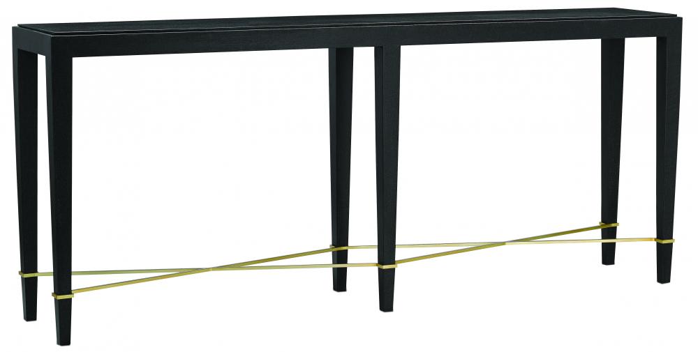 Verona Black Console Table