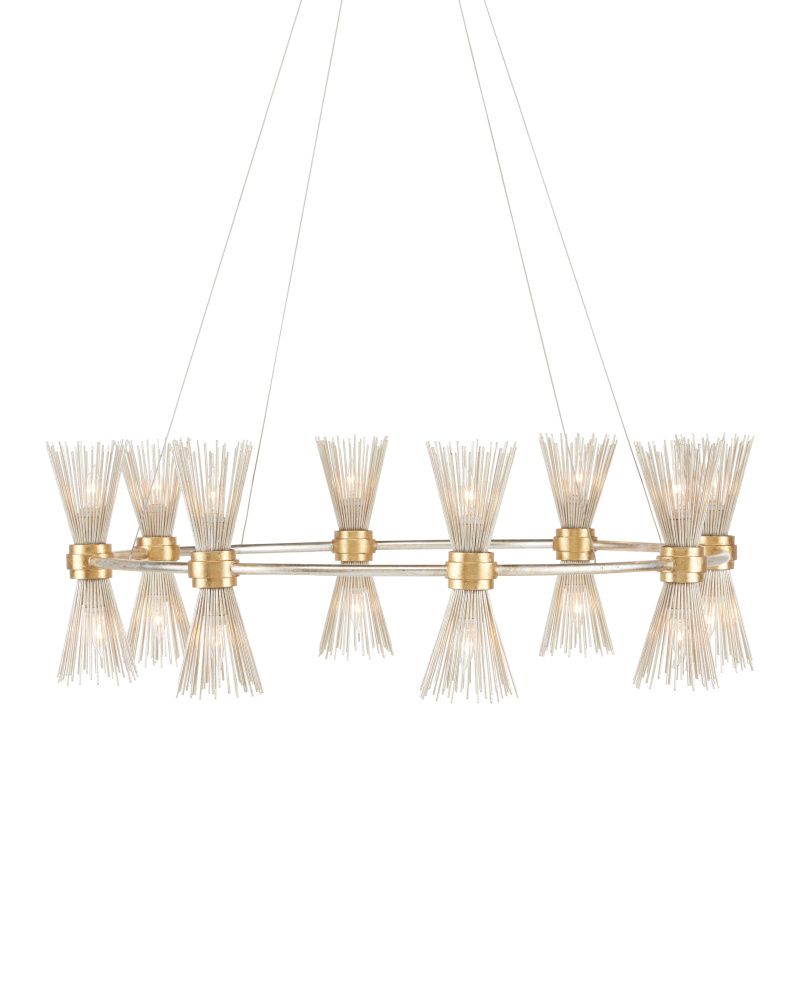 Novatude Gold & Silver Chandelier
