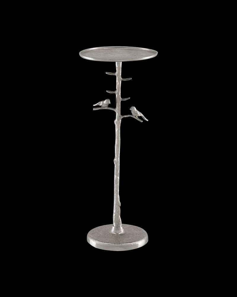 Piaf Silver Drinks Table