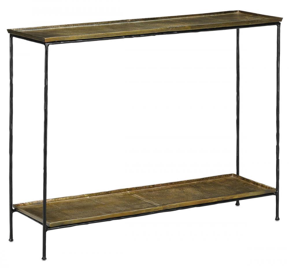 Boyles Brass Console Table