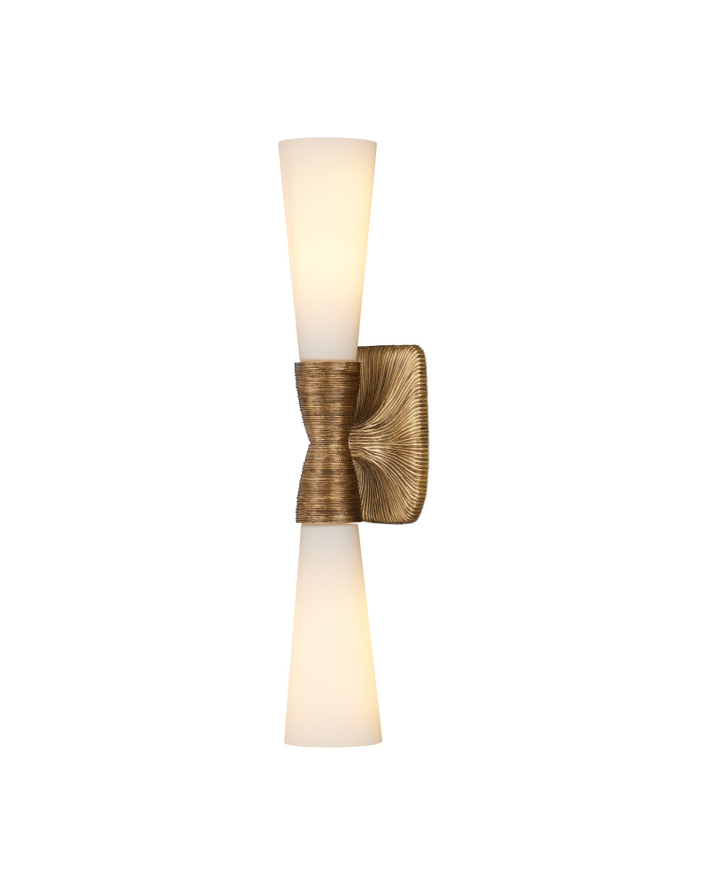 Burrows Brass Bath Wall Sconce