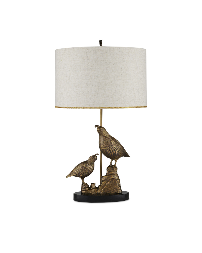 Codorniz Brass Table Lamp