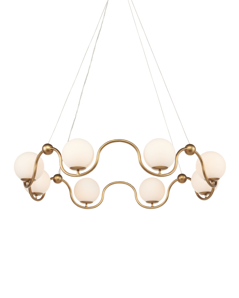 Equilibrium Brass Chandelier